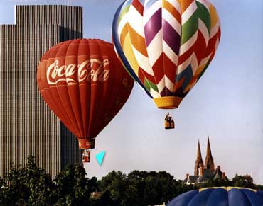 Coca Cola Hot Air Balloon